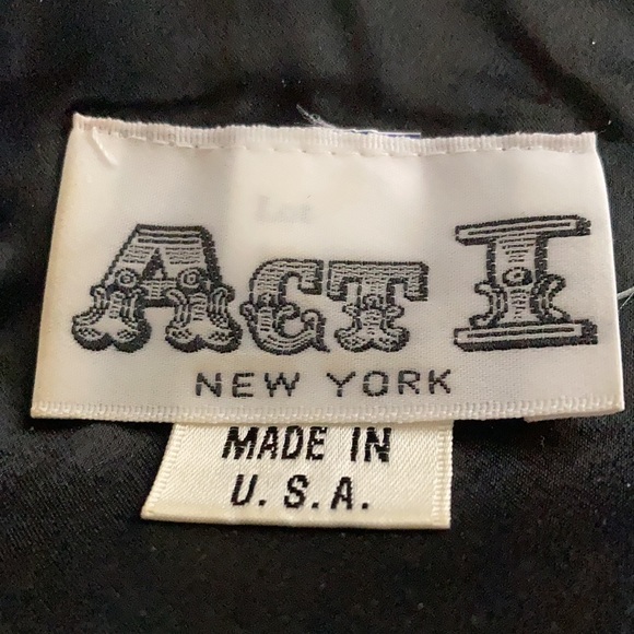 Vintage, 80s Act I velvet and satin gown, NWOT - Picture 8 of 9